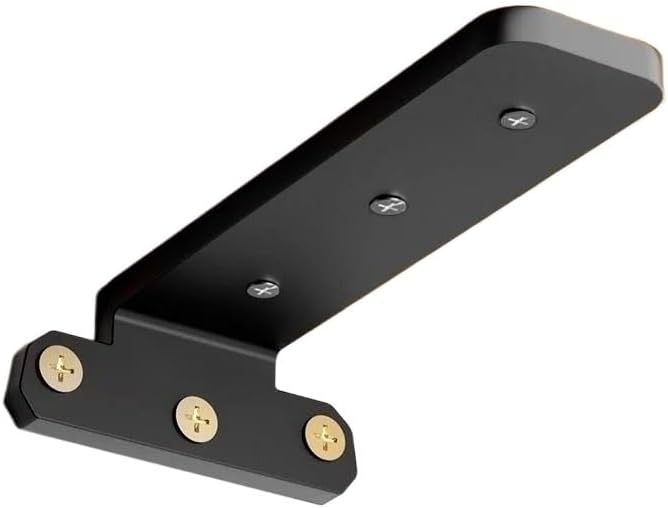 Black Hidden Heavy Load Wall Shelf Support Brackets