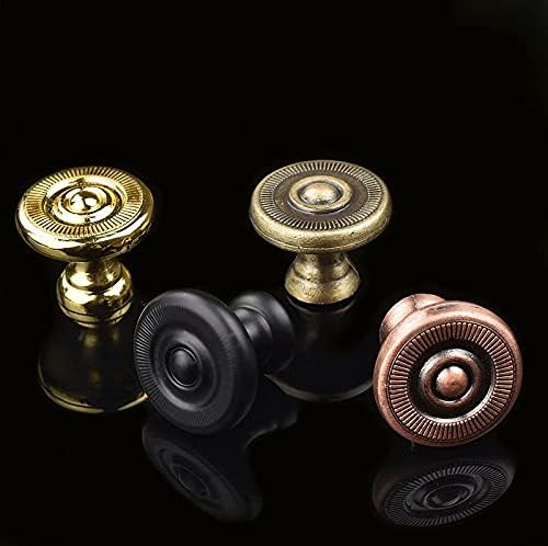Red Bronze Antique Single Hole Cabinet Knobs