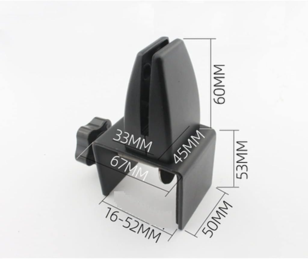 White Alloy Desktop Screen Partition Fixing Clips