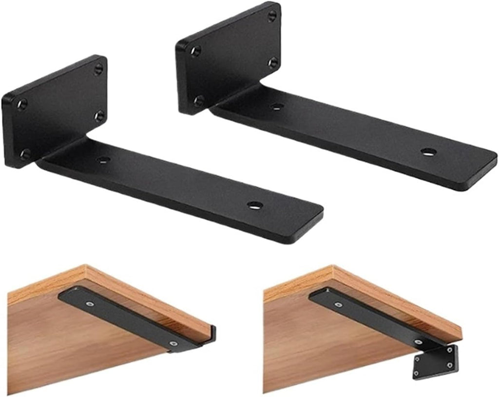 Hidden Thickened Wall Mount Shelf Support Brackets
