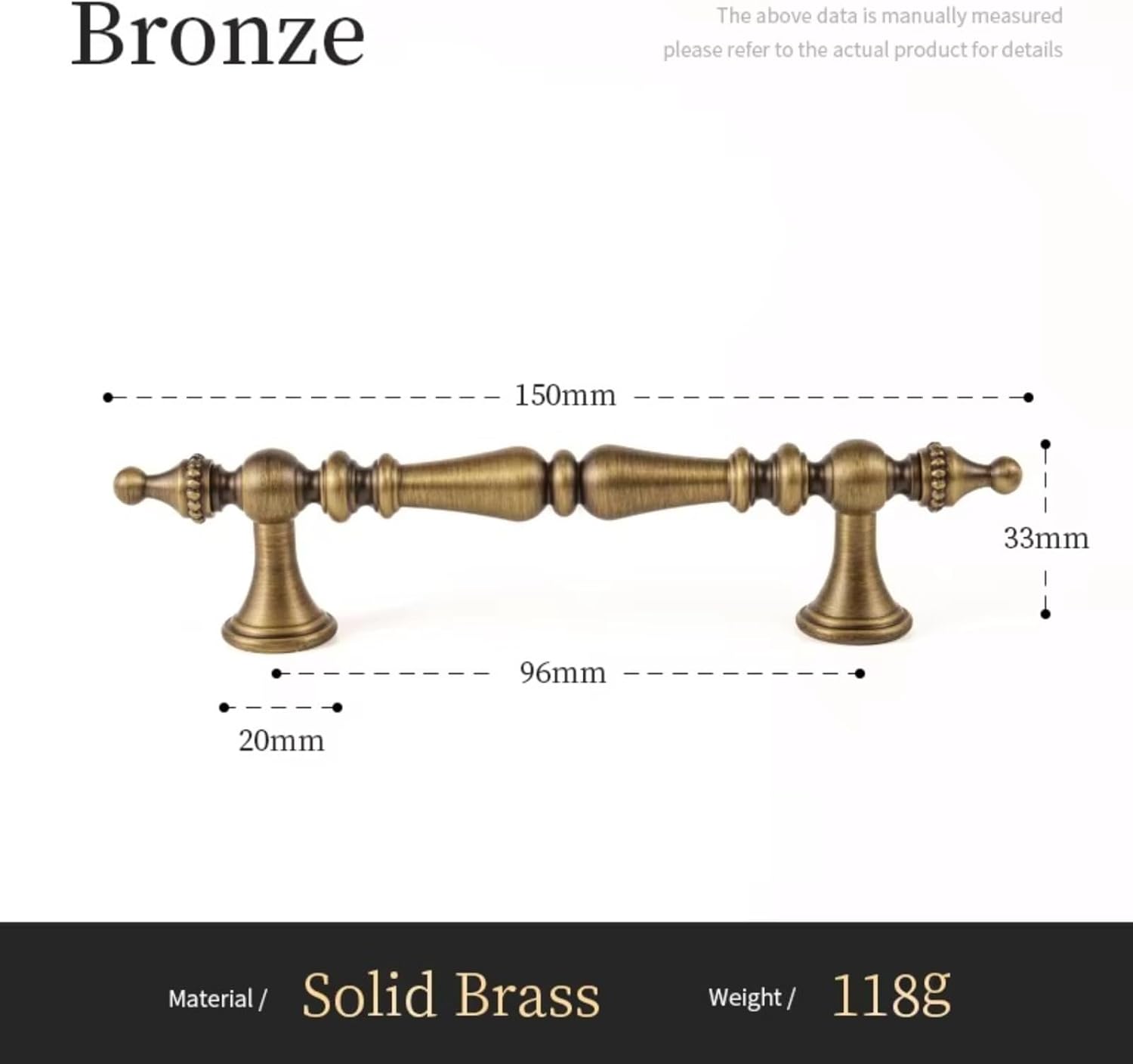 Crown Shape Antique Brass Cabinet Drawer Pulls