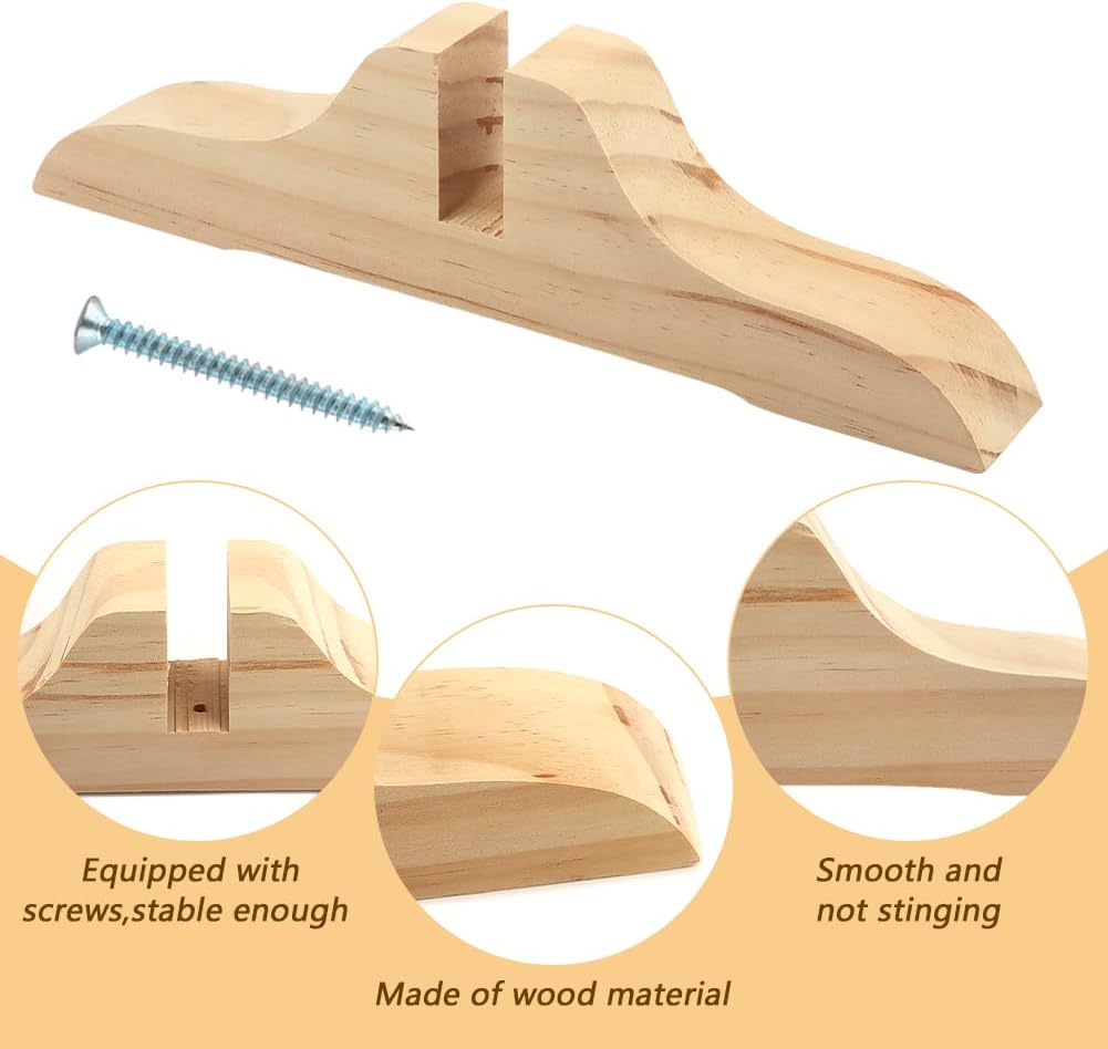Wooden Partition Support Feet 4Pcs