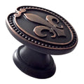 Oil Rubbed Bronze Fleur De Lis Vintage Drawer Pulls