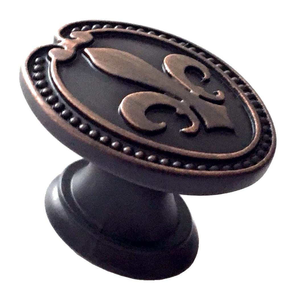 Oil Rubbed Bronze Fleur De Lis Vintage Drawer Pulls