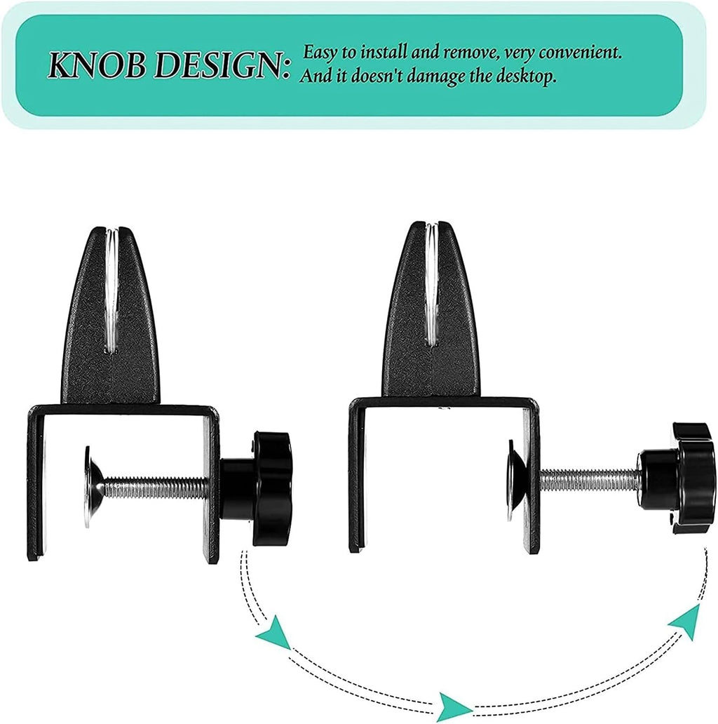 Alloy Glass Screen Partition Fixing Clips