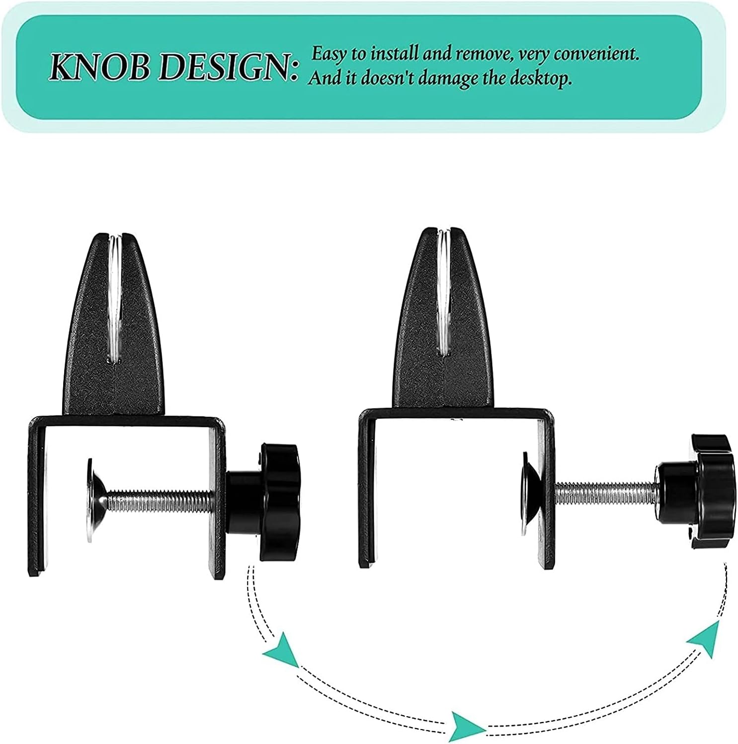 Alloy Glass Screen Partition Fixing Clips