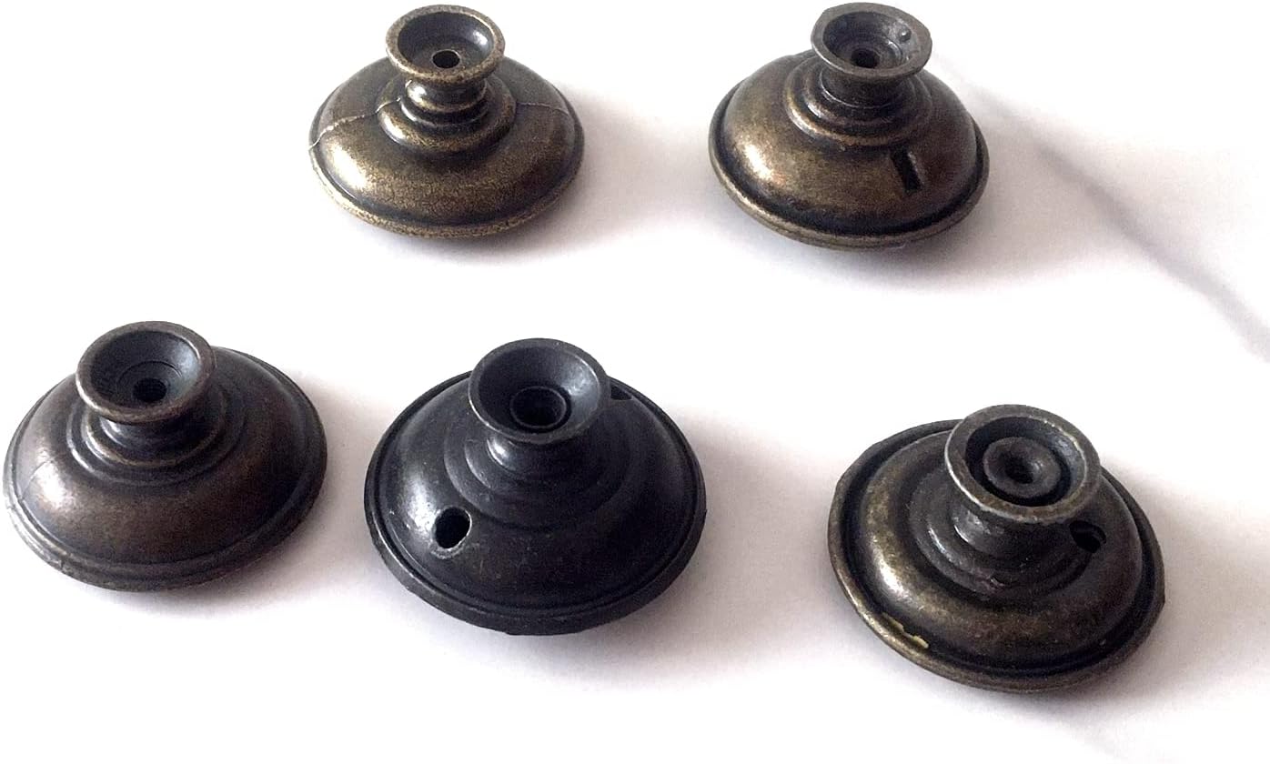 Antique Bronze Vintage Round Drawer Pull Knobs