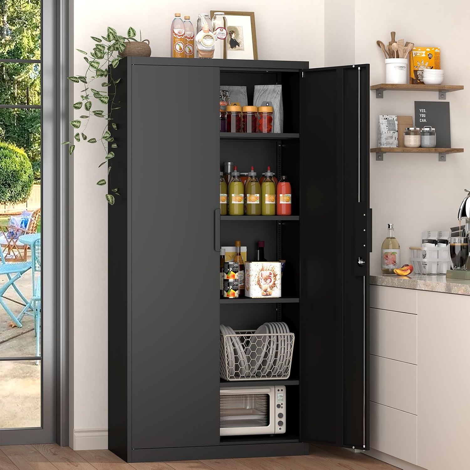 Lockable Metal Garage Storage Cabinet