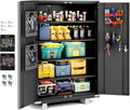 Rolling Metal Garage Storage Cabinet