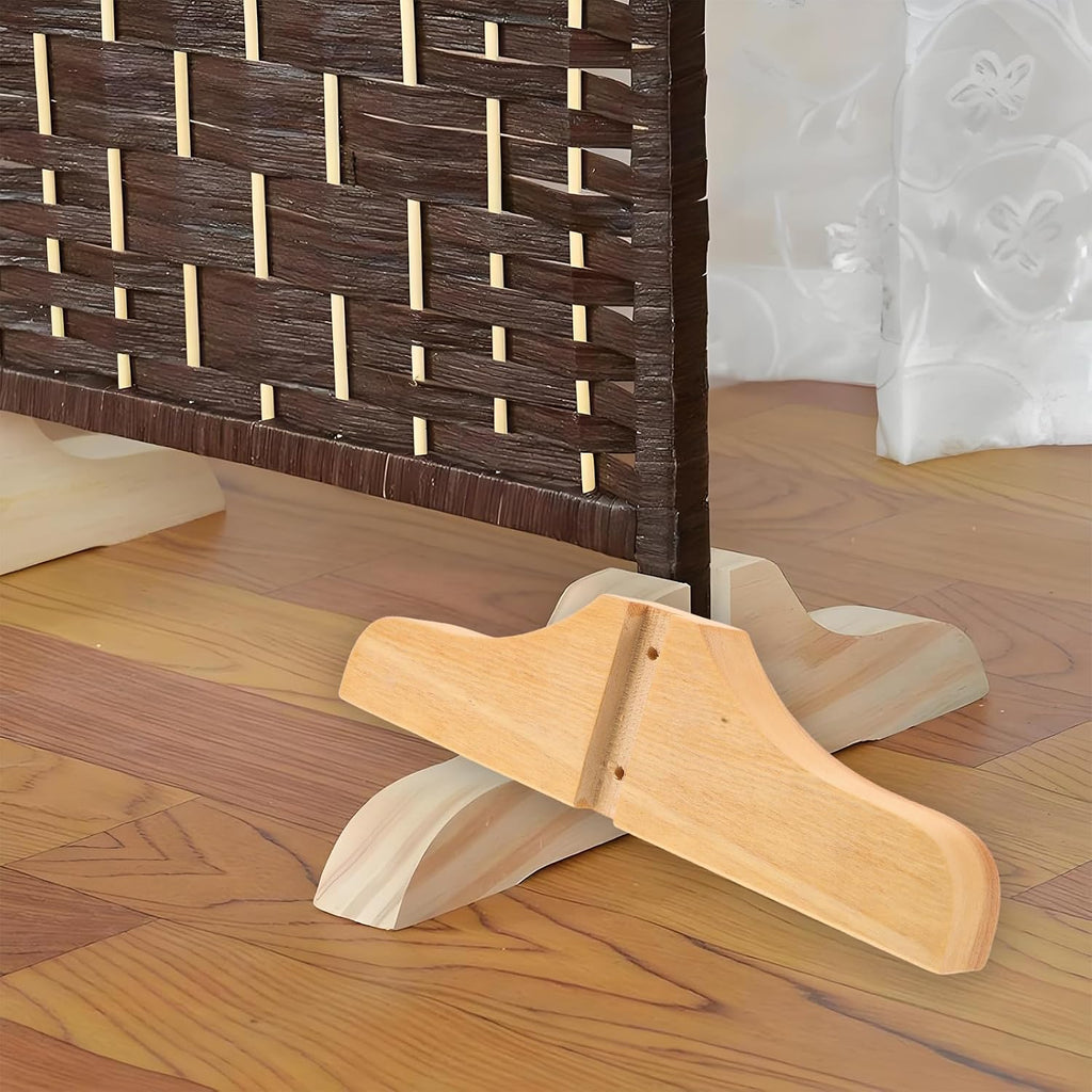 Wooden Partition Screen Support Feet