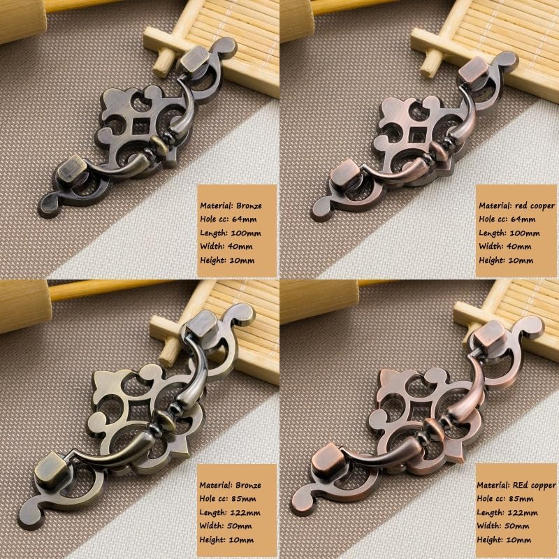 Bronze Vintage Cabinet Drawer Pull Handles
