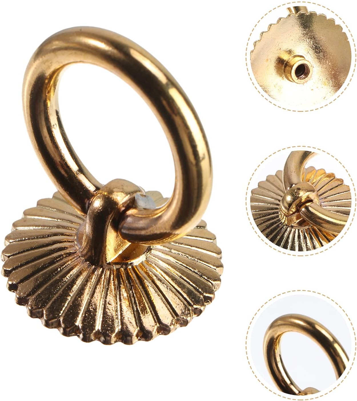 Vintage Bronze Ring Drawer Pull Knobs