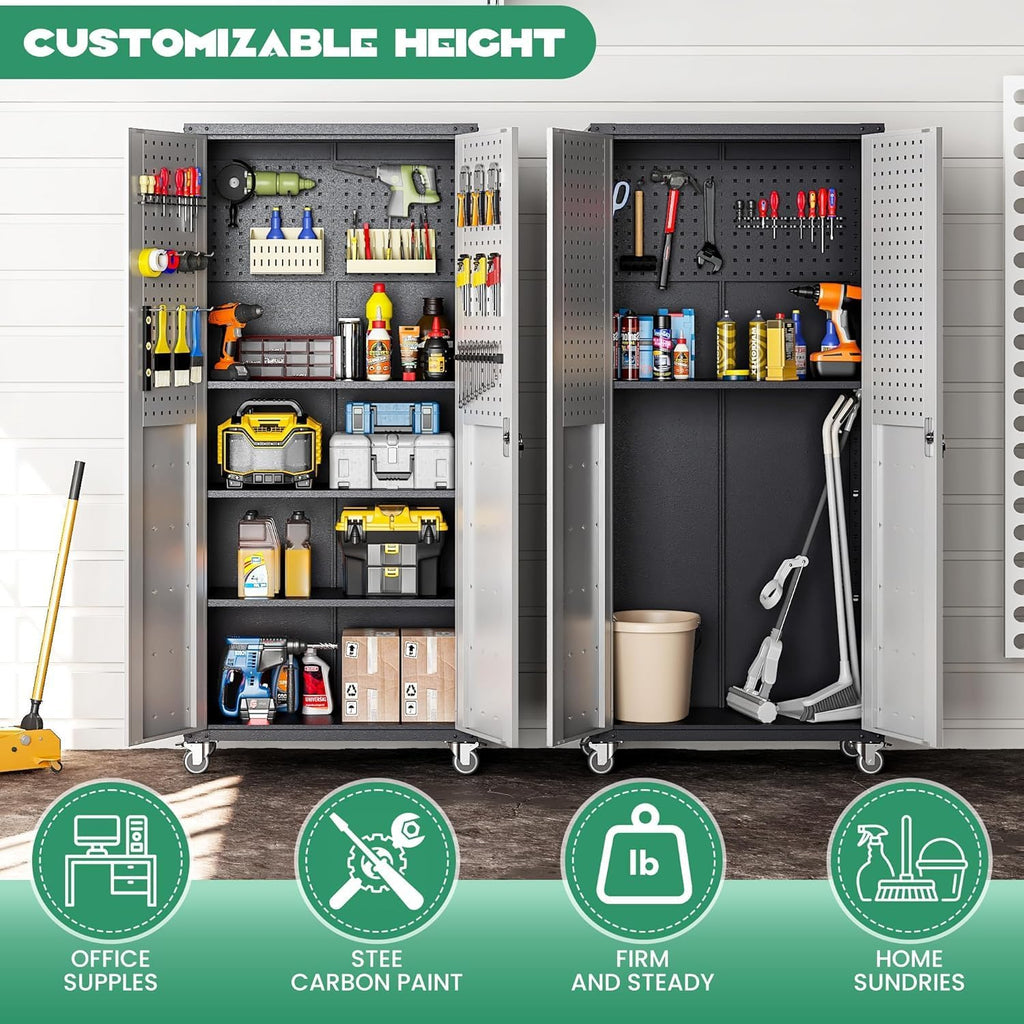 Modular Steel Garage Cabinet Set