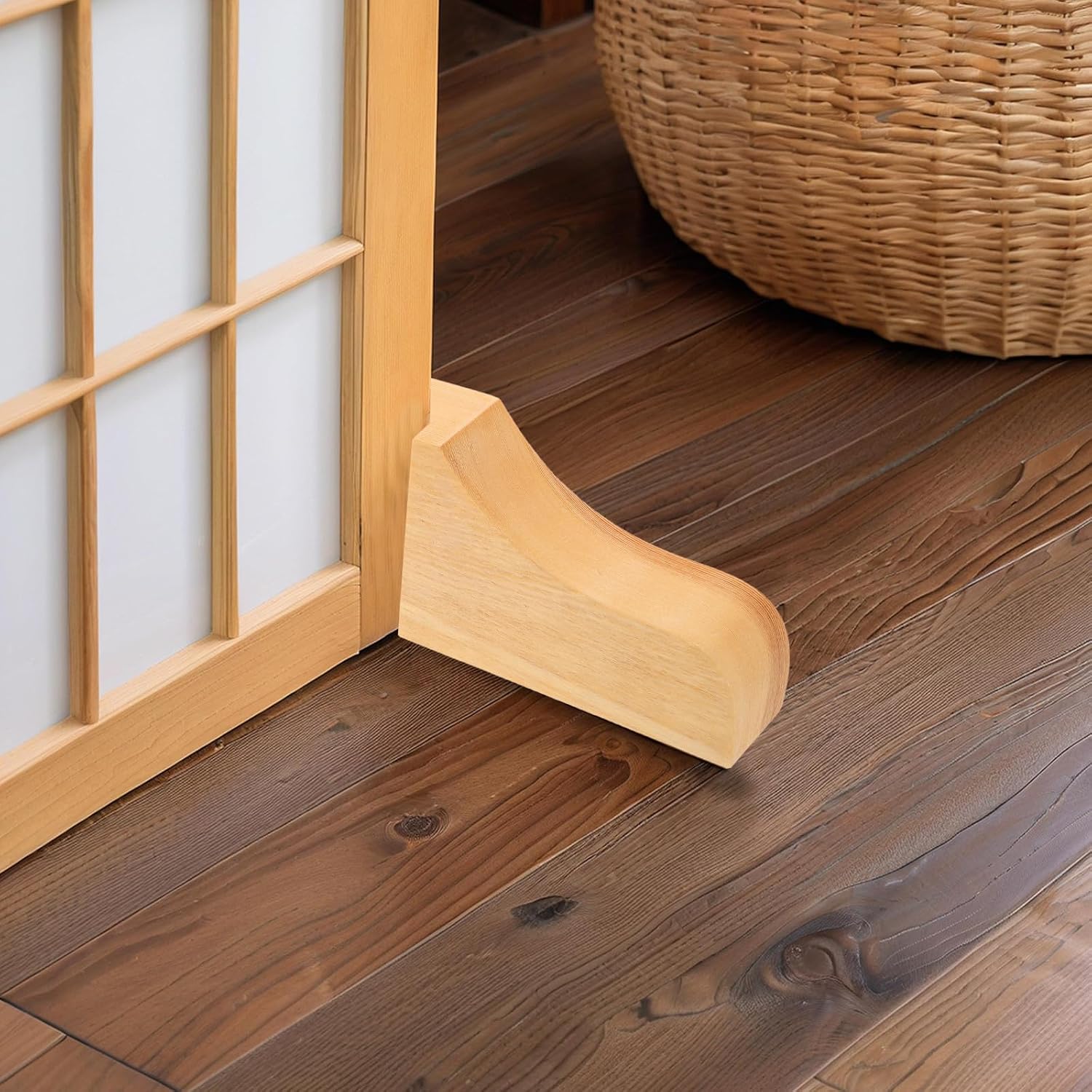 Wooden Partition Screen Support Feet